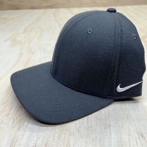 NEW L/XL Nike Classic 99 Blank Team Dri-FIT Swoosh Flex Hat Gray